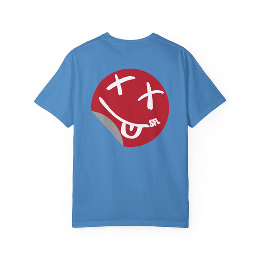 Limited Edition! Smile Red Back Lived-In T-Shirt (5 Colors)