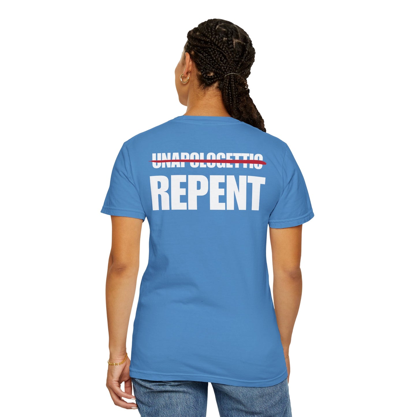 Repent White Logo Back Lived-In T-Shirt (5 Colors)