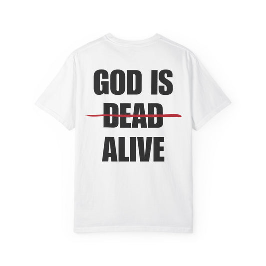 God Is Alive Back Lived-In T-Shirt (4 Colors)