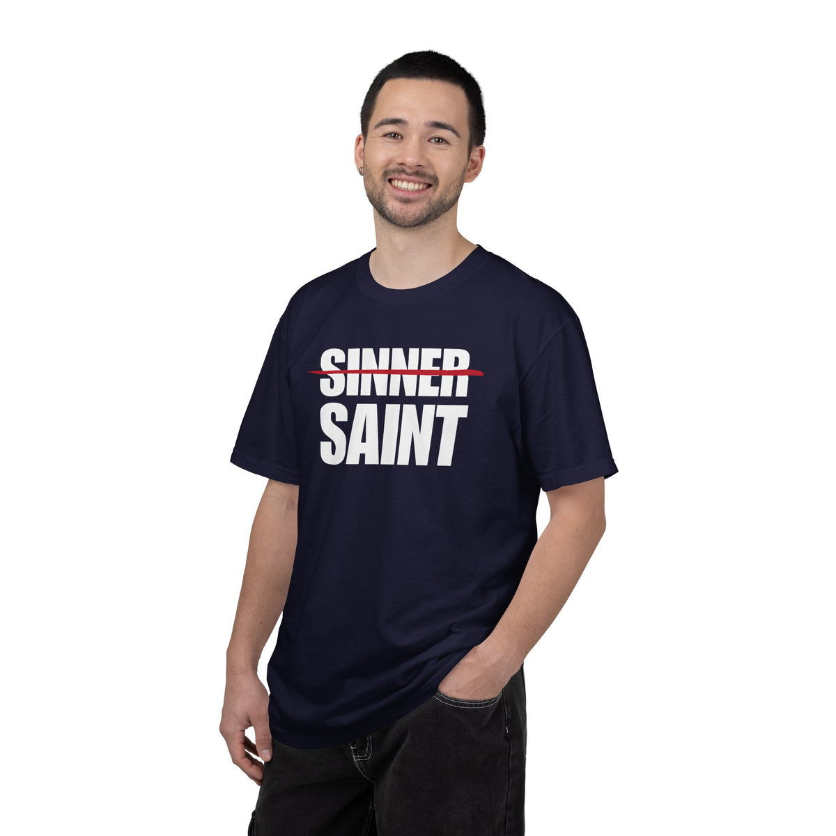 Sinner To Saint White Logo Lived-In T-Shirt (5 Colors)