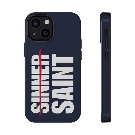 Sinner To Saint White Logo Navy Phone Case