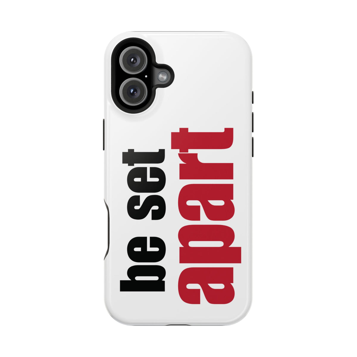 Be Set Apart White Phone Case