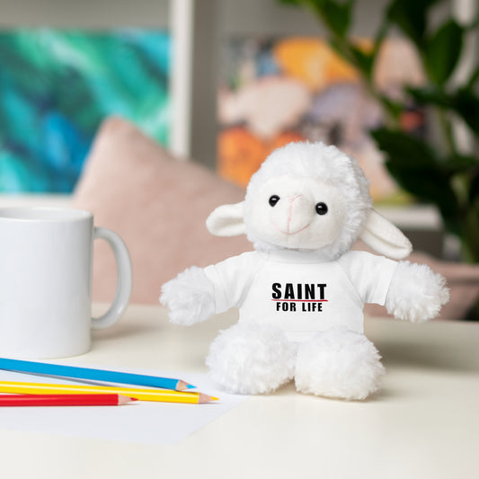 Saint For Life Baby Lamb Stuffed Animal (2 Colors)