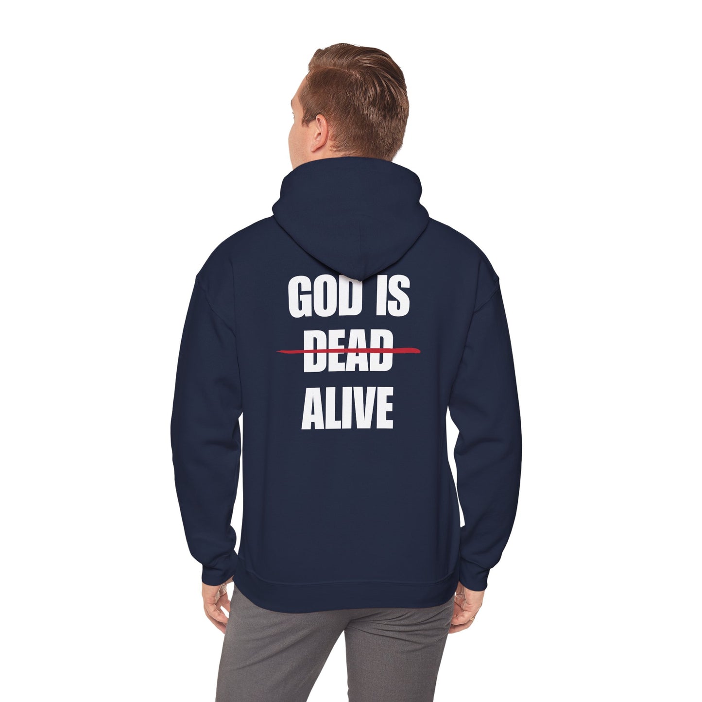 God Is Alive White Logo Hoodie (5 Colors)