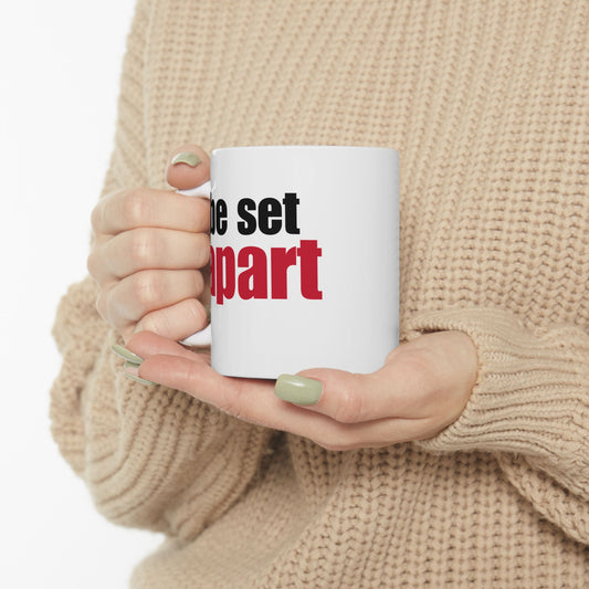Be Set Apart White Mug (2 Sizes)