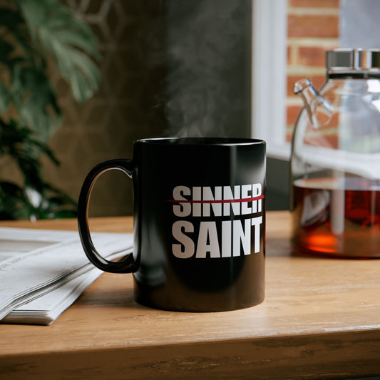Sinner To Saint Black Mug (2 Sizes)