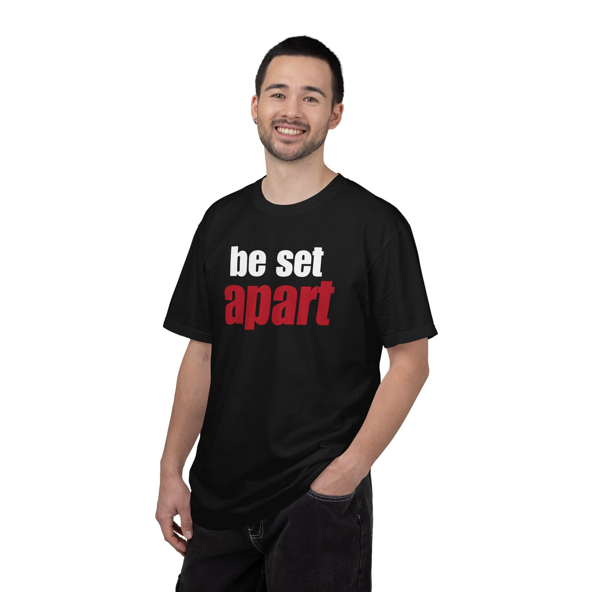 Be Set Apart White Logo Lived-In T-Shirt (5 Colors)