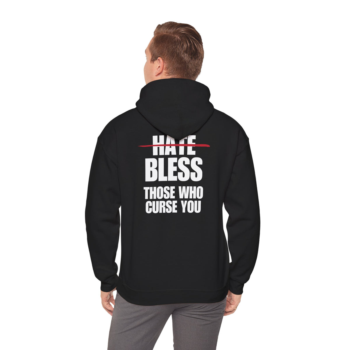 Bless Those Who Curse You White Logo Hoodie (5 Colors)