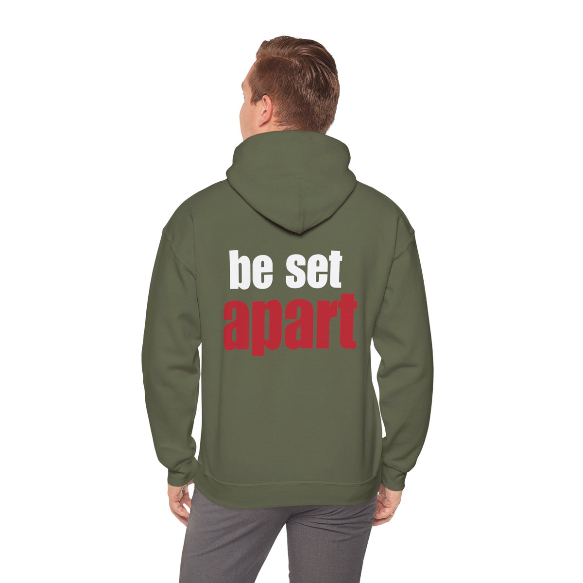 Be Set Apart White Logo Hoodie (5 Colors)