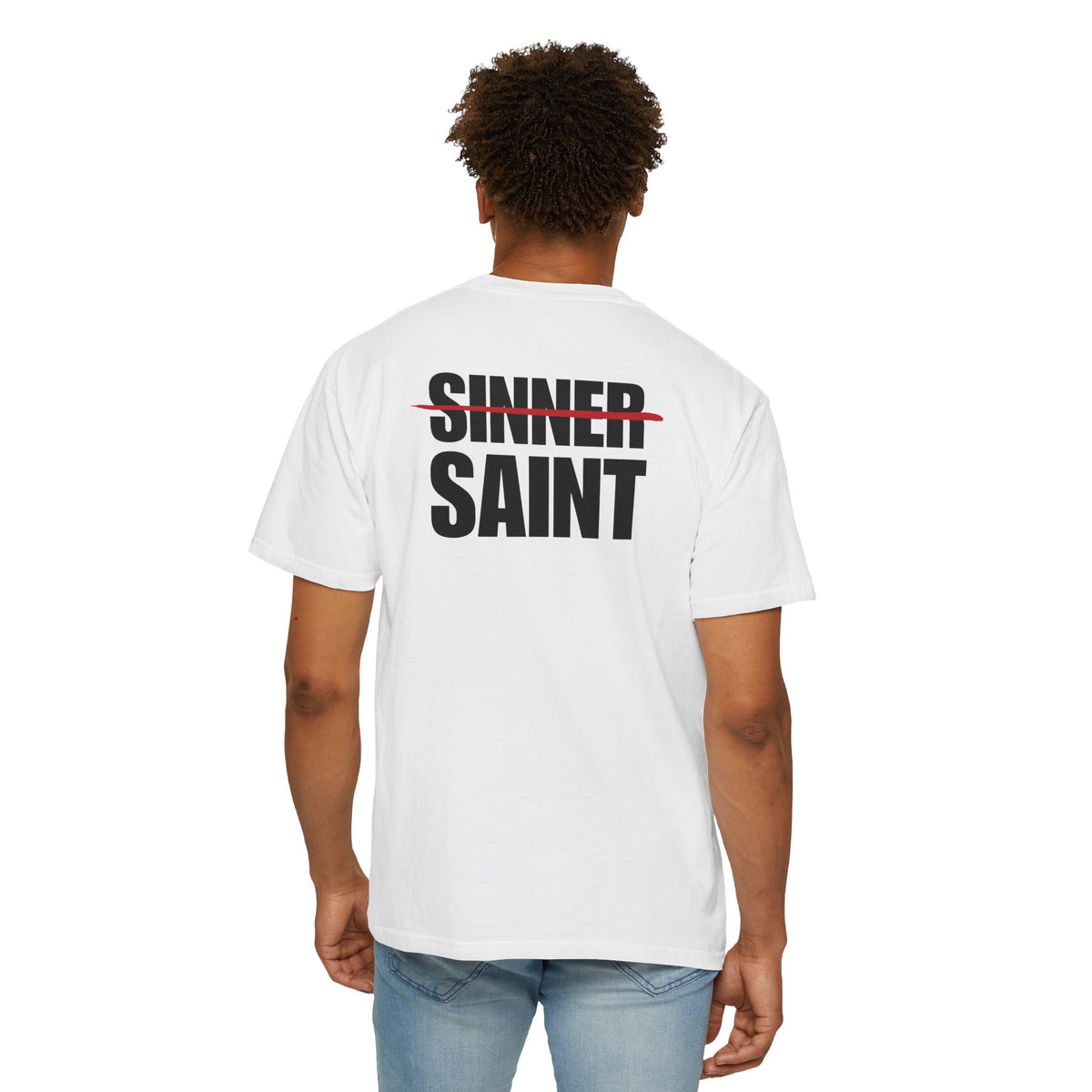 Sinner To Saint Back Lived-In T-Shirt (5 Colors)