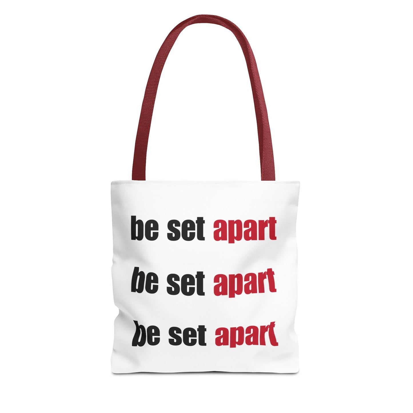 Be Set Apart Repeat White Tote (3 Sizes)