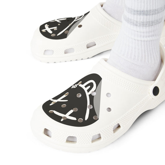Limited Edition! Smile Black Unisex White Clogs