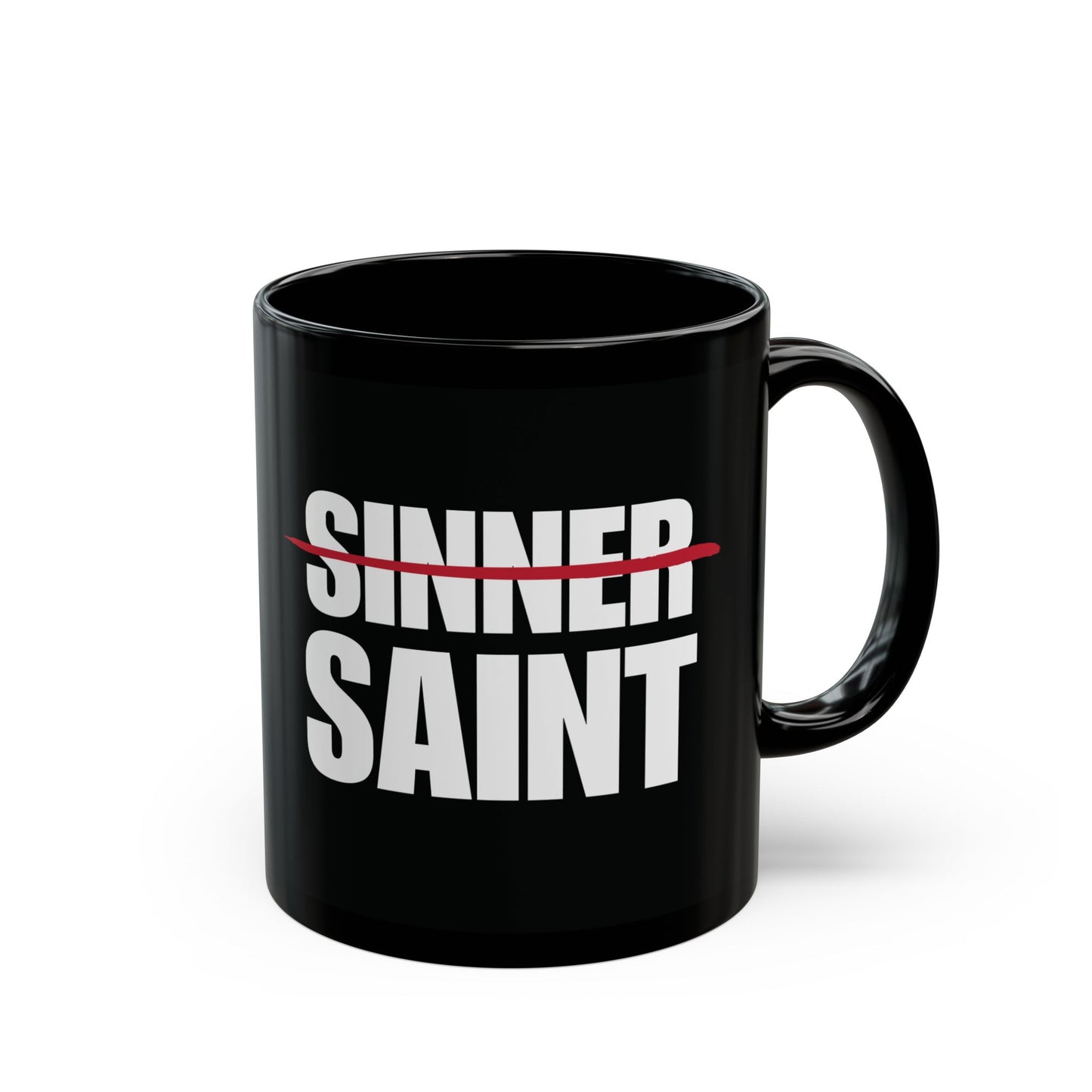 Sinner To Saint Black Mug (2 Sizes)