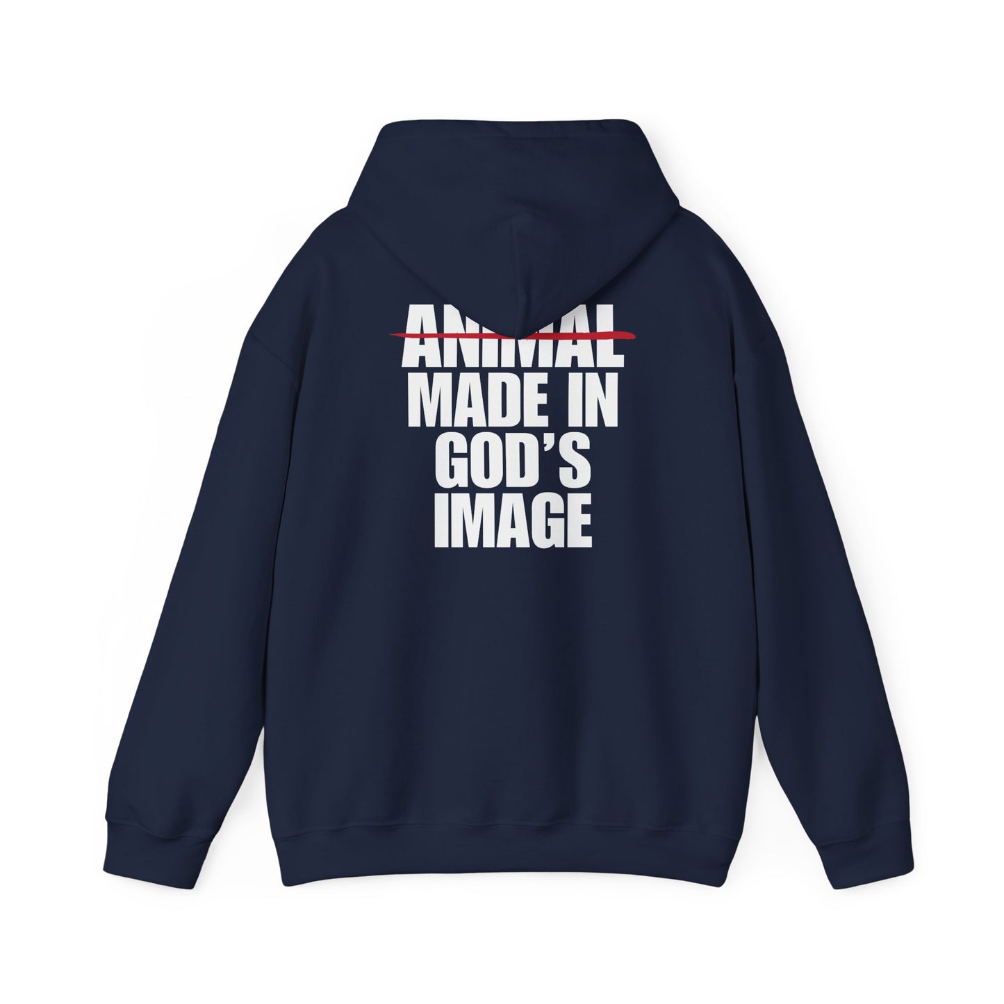 Made In God's Image White Logo Hoodie (5 Colors)
