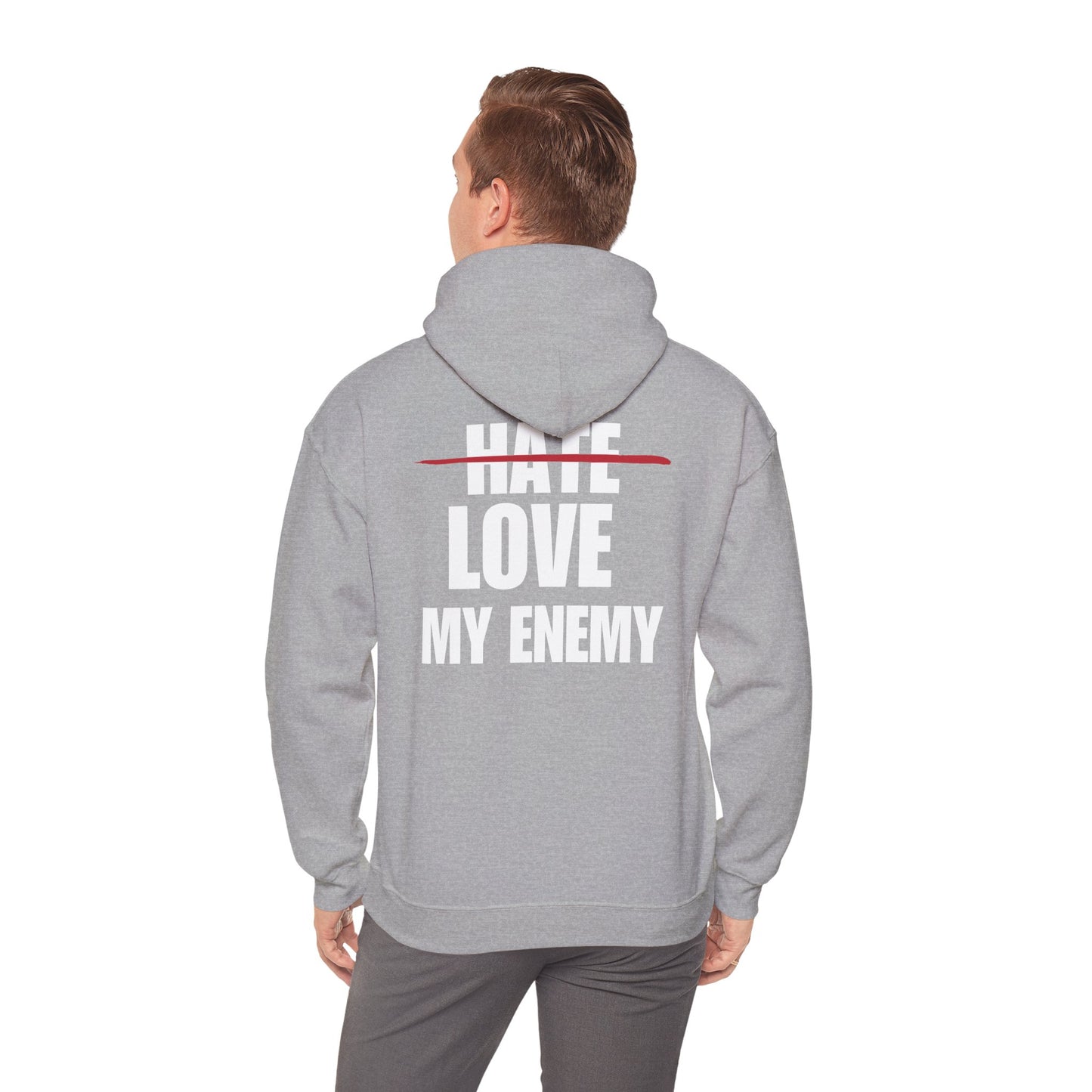 Love My Enemy White Logo Hoodie (5 Colors)