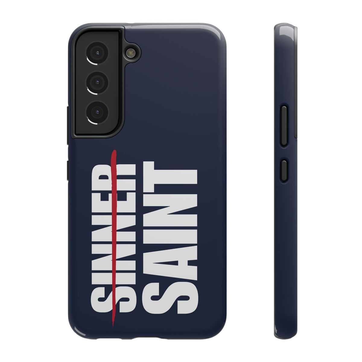 Sinner To Saint White Logo Navy Phone Case