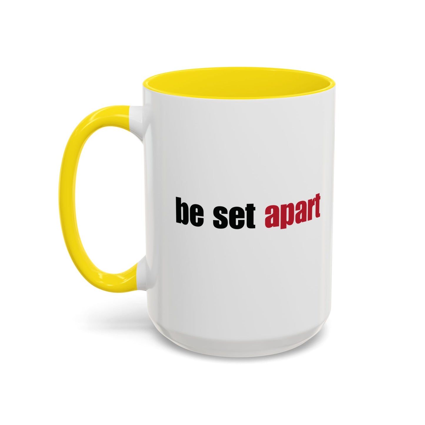 Be Set Apart Combo Accent Mug (2 Sizes)(8 Colors)