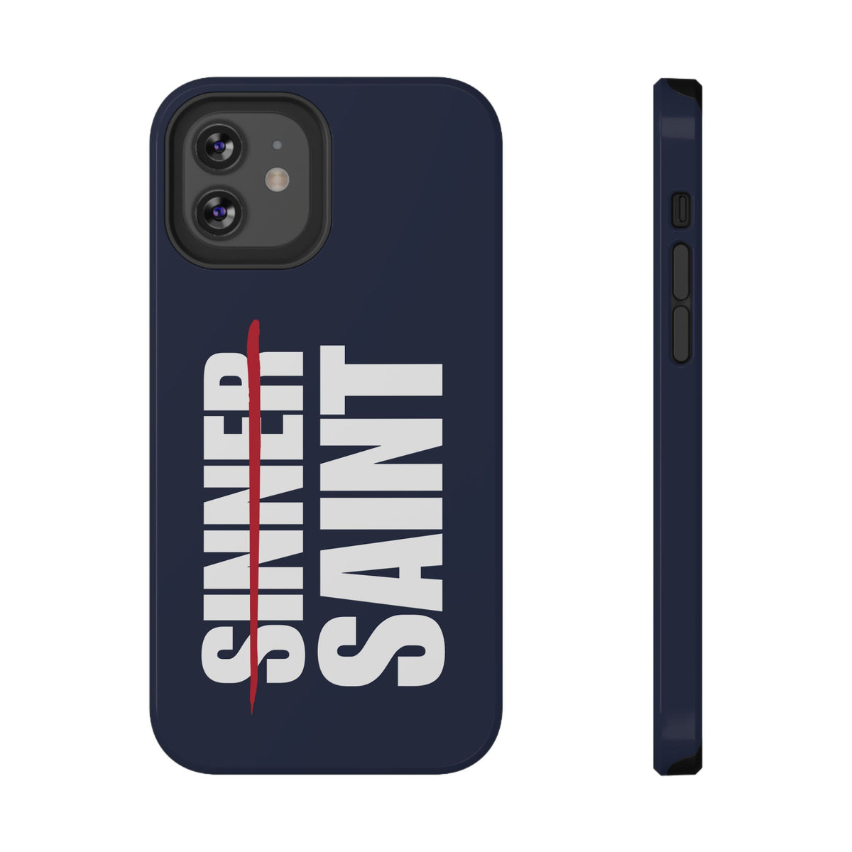 Sinner To Saint White Logo Navy Phone Case