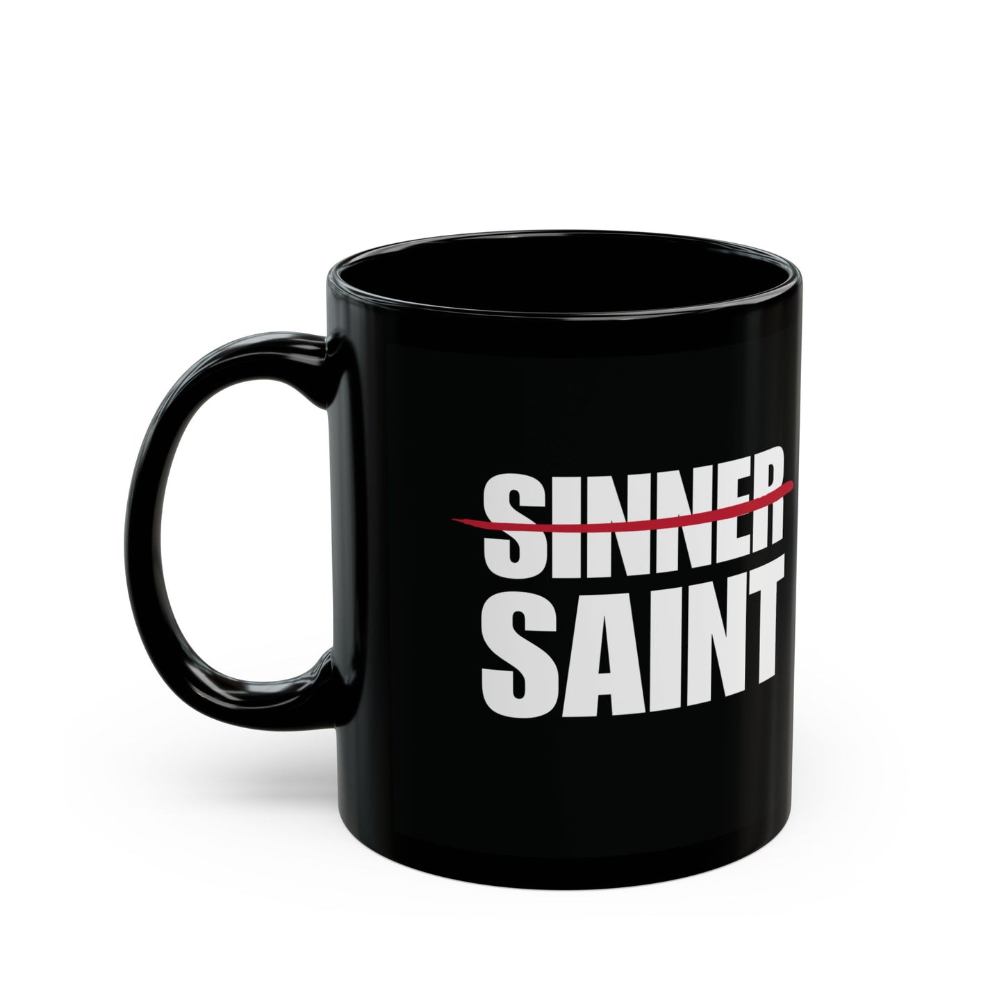 Sinner To Saint Black Mug (2 Sizes)