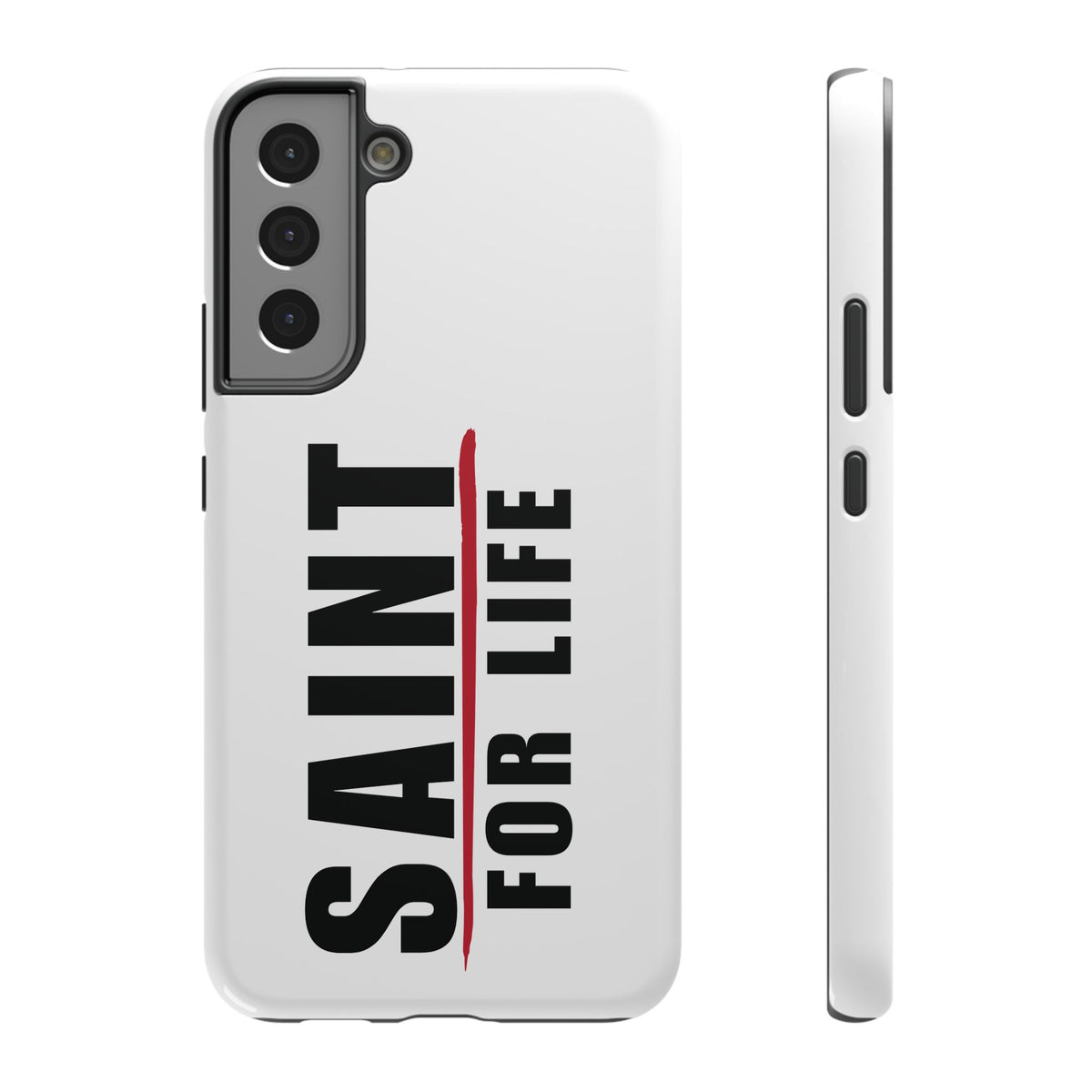 Saint For Life White Phone Case