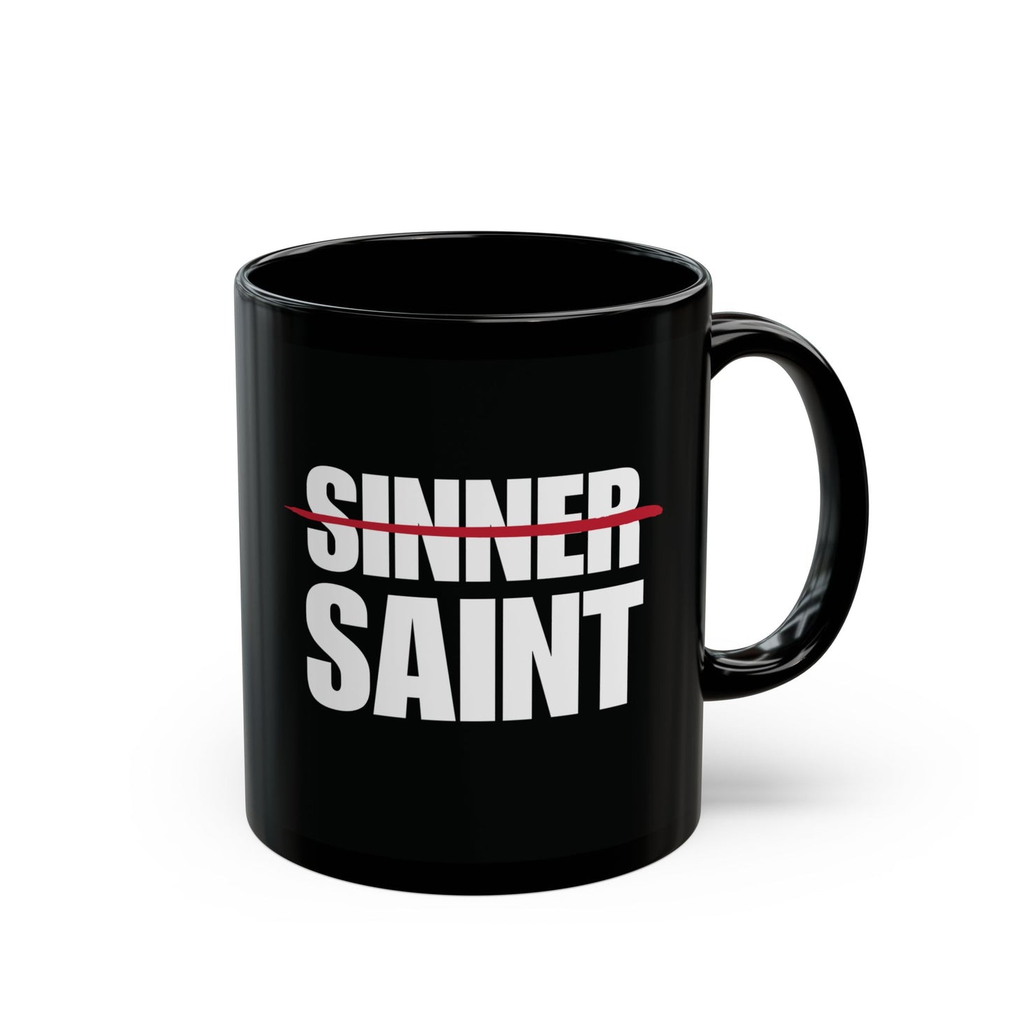 Sinner To Saint Black Mug (2 Sizes)