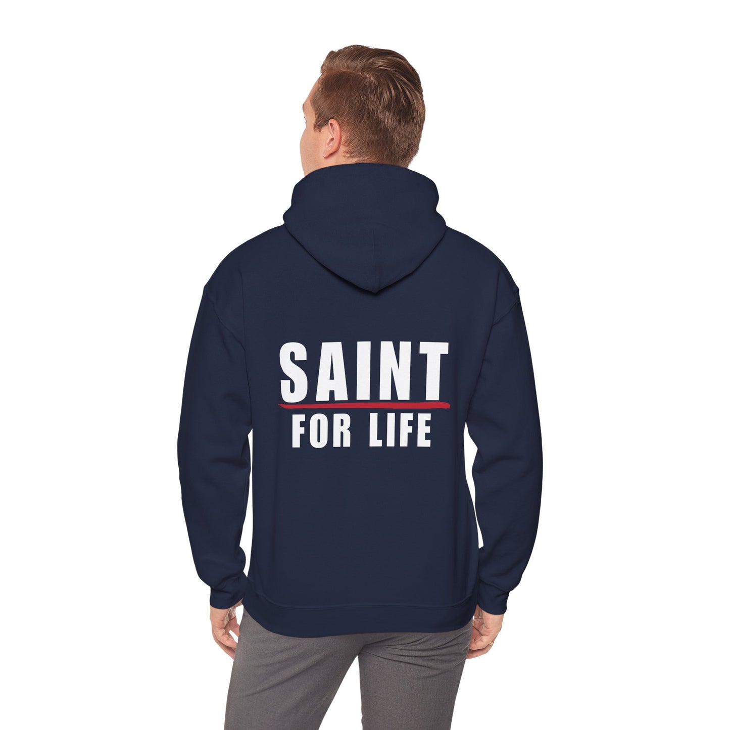 Saint For Life White Logo Hoodie (5 Colors)