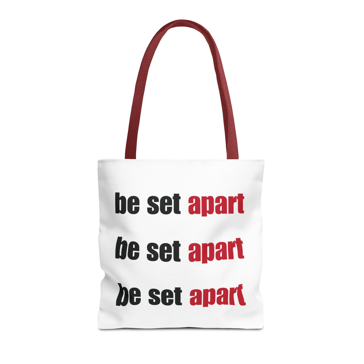 Be Set Apart Repeat White Tote (3 Sizes)