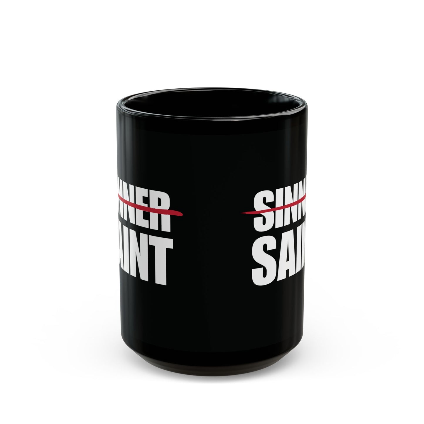 Sinner To Saint Black Mug (2 Sizes)