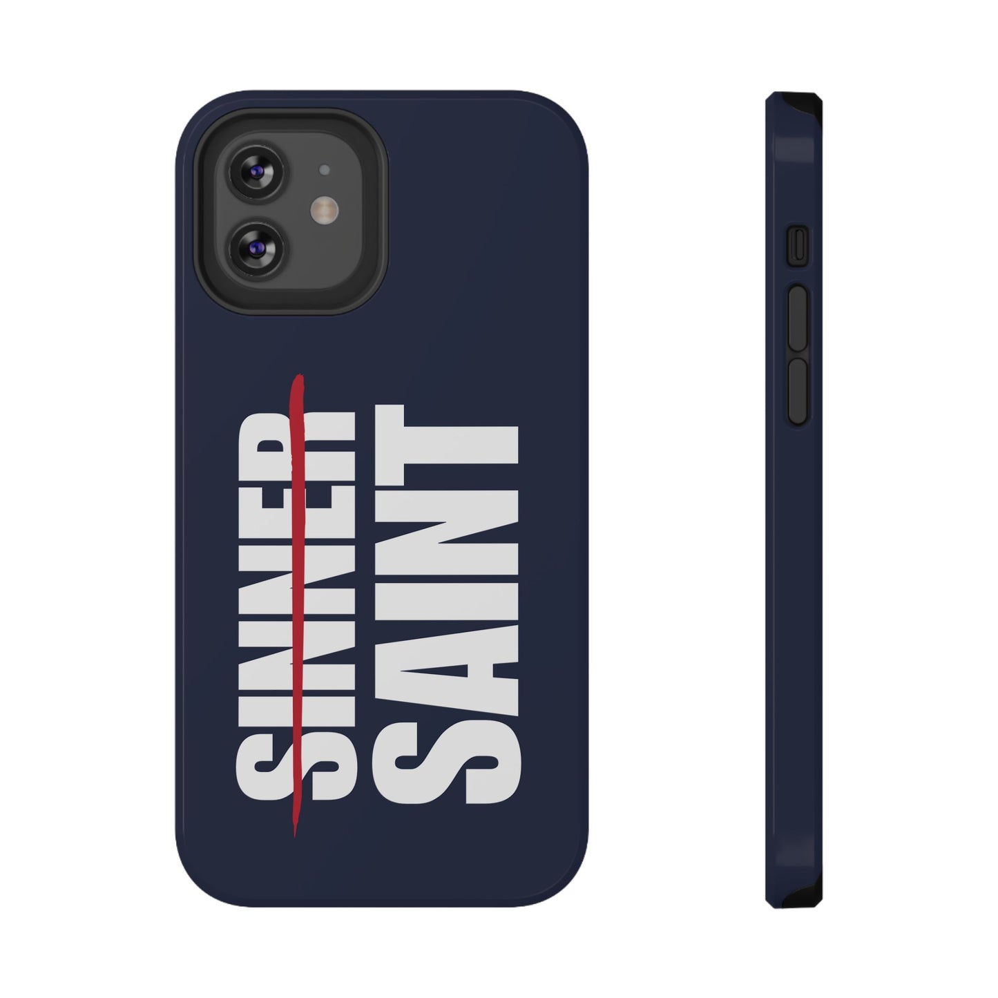 Sinner To Saint White Logo Navy Phone Case
