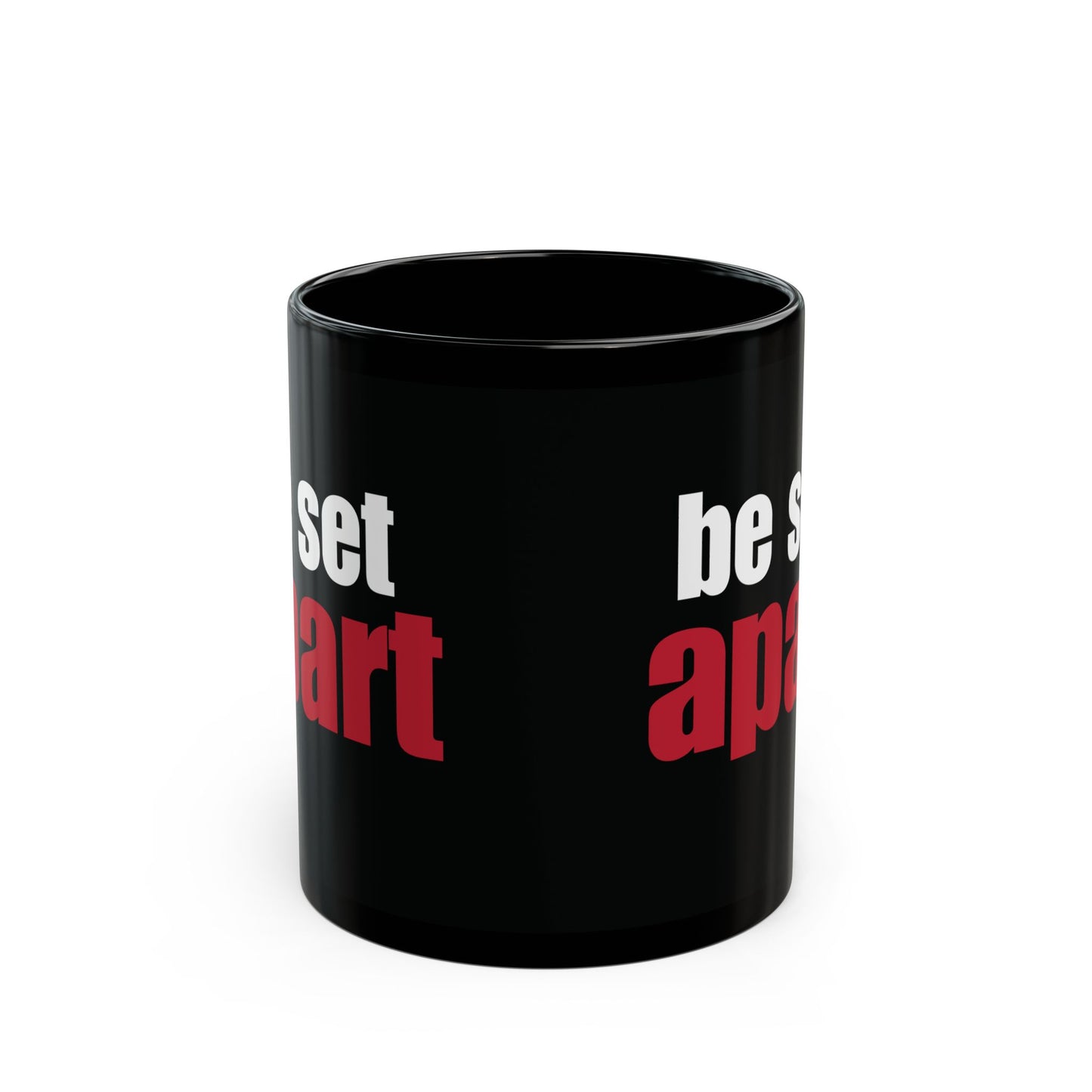 Be Set Apart Black Mug (2 Sizes)