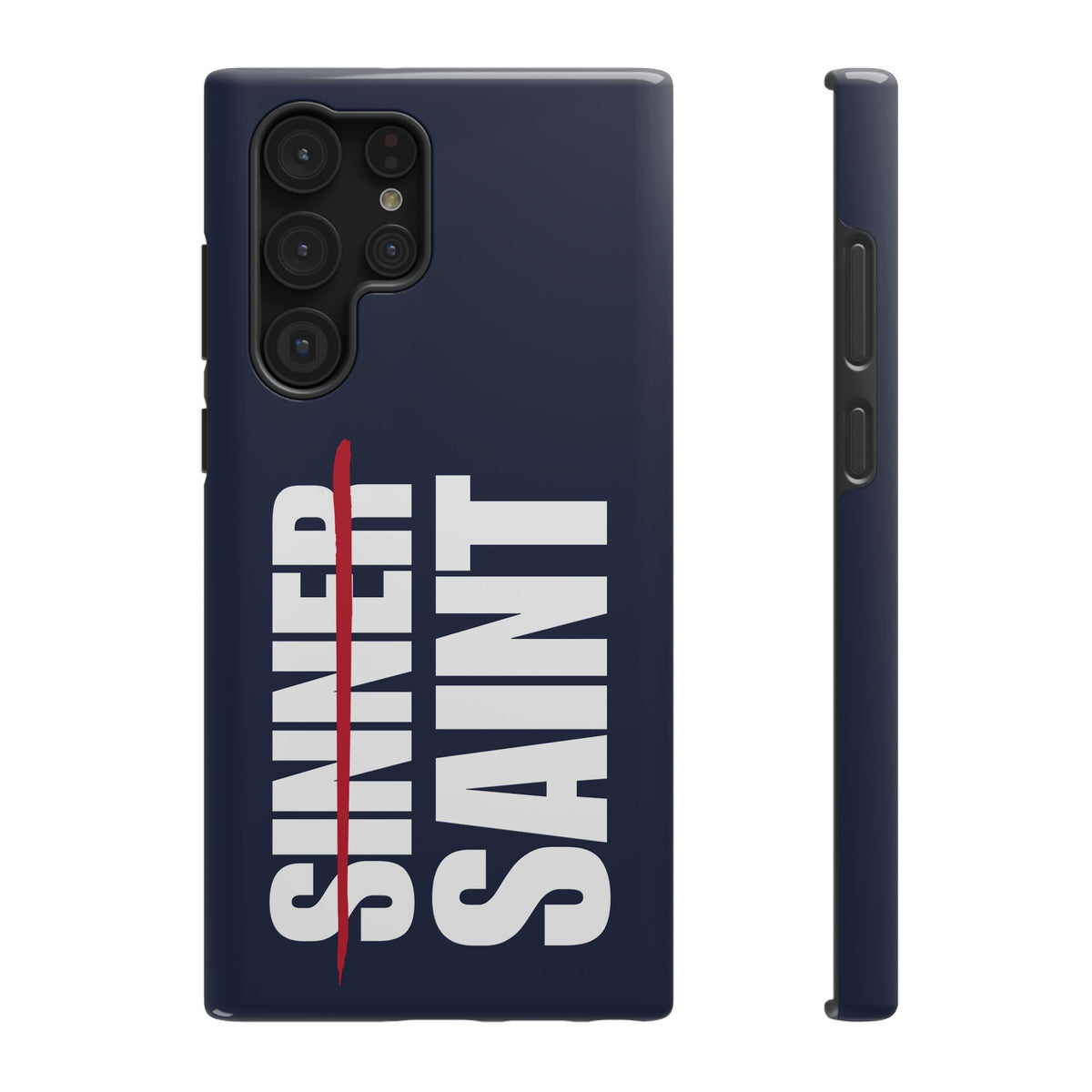 Sinner To Saint White Logo Navy Phone Case