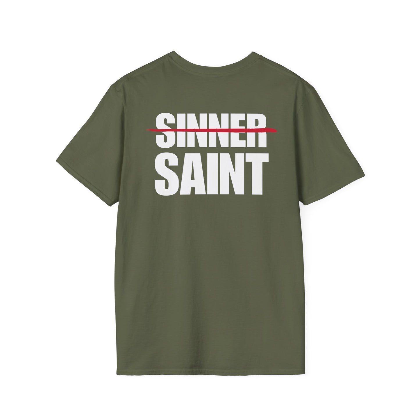 Sinner To Saint White Logo Back Classic T-Shirt (3 Colors)