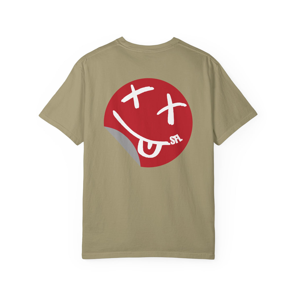 Limited Edition! Smile Red Back Lived-In T-Shirt (5 Colors)
