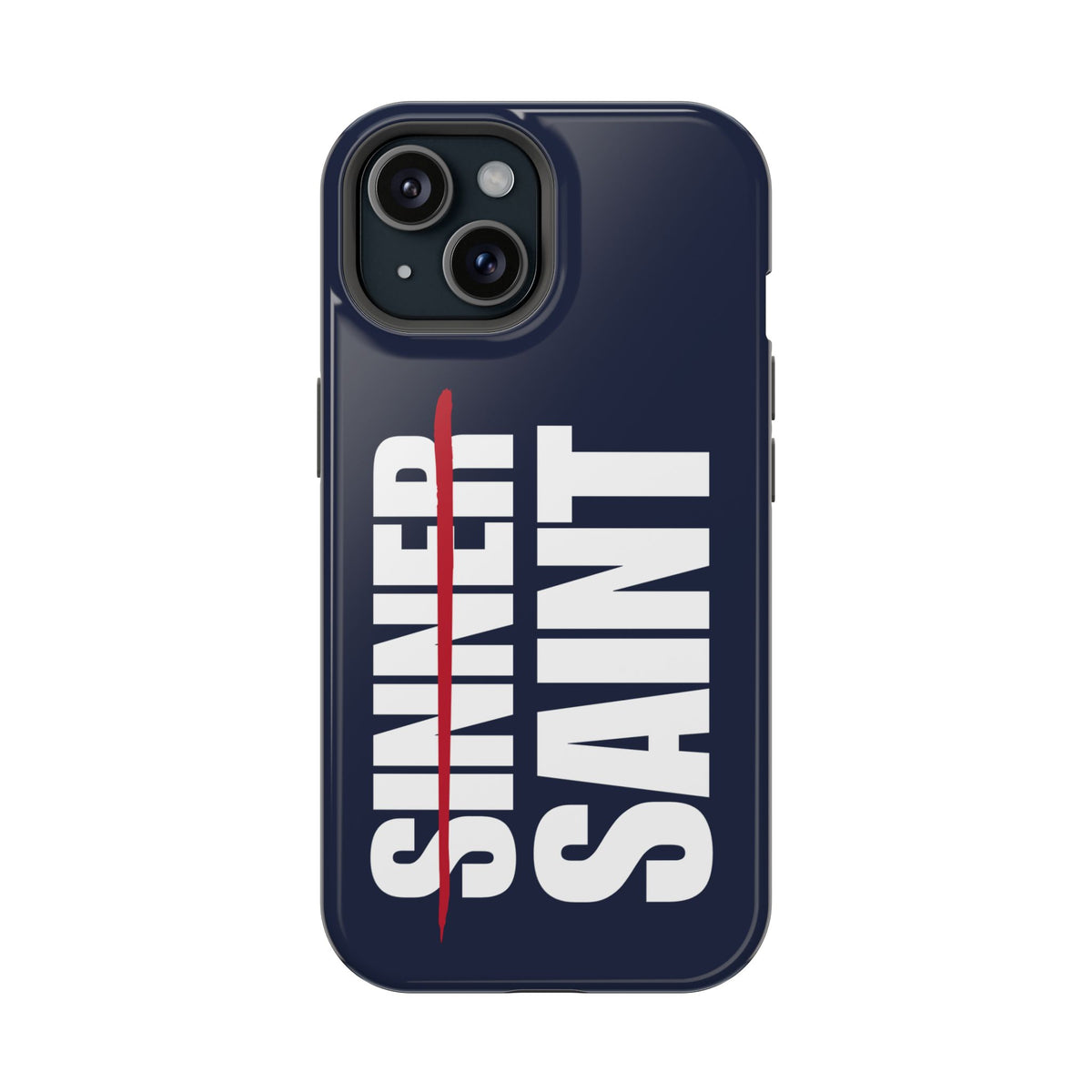 Sinner To Saint White Logo Navy Phone Case
