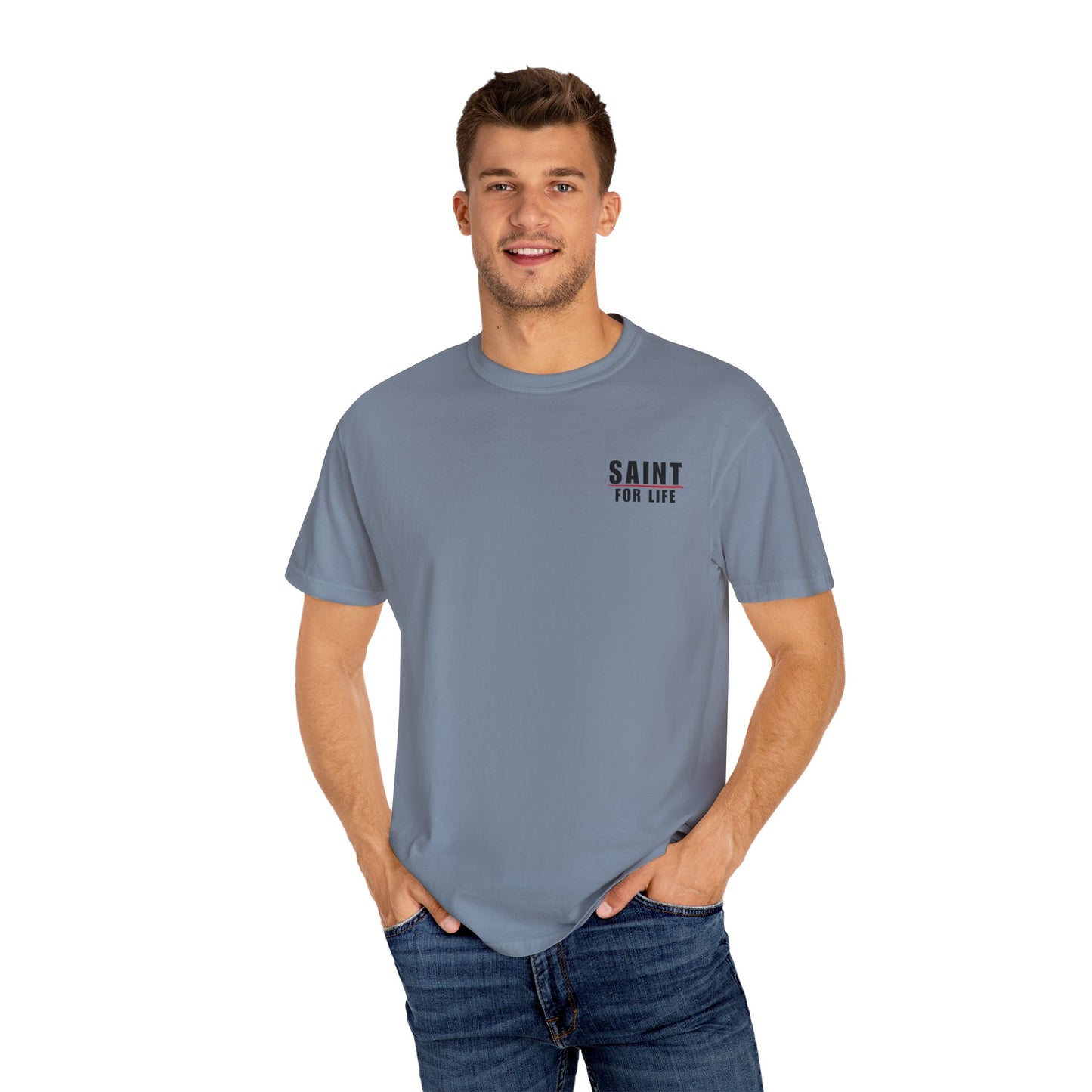 Saint For Life Back Lived-In T-Shirt (4 Colors)