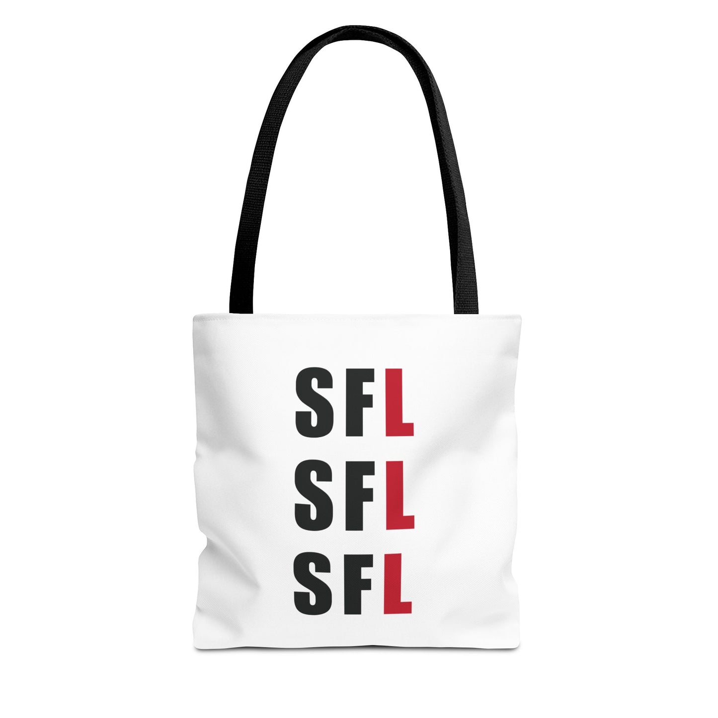 SFL Repeat White Tote (3 Sizes)