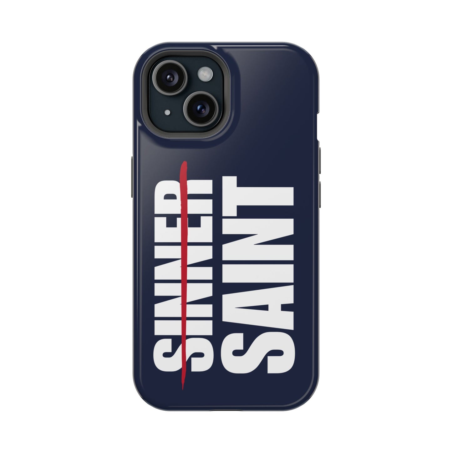 Sinner To Saint White Logo Navy Phone Case