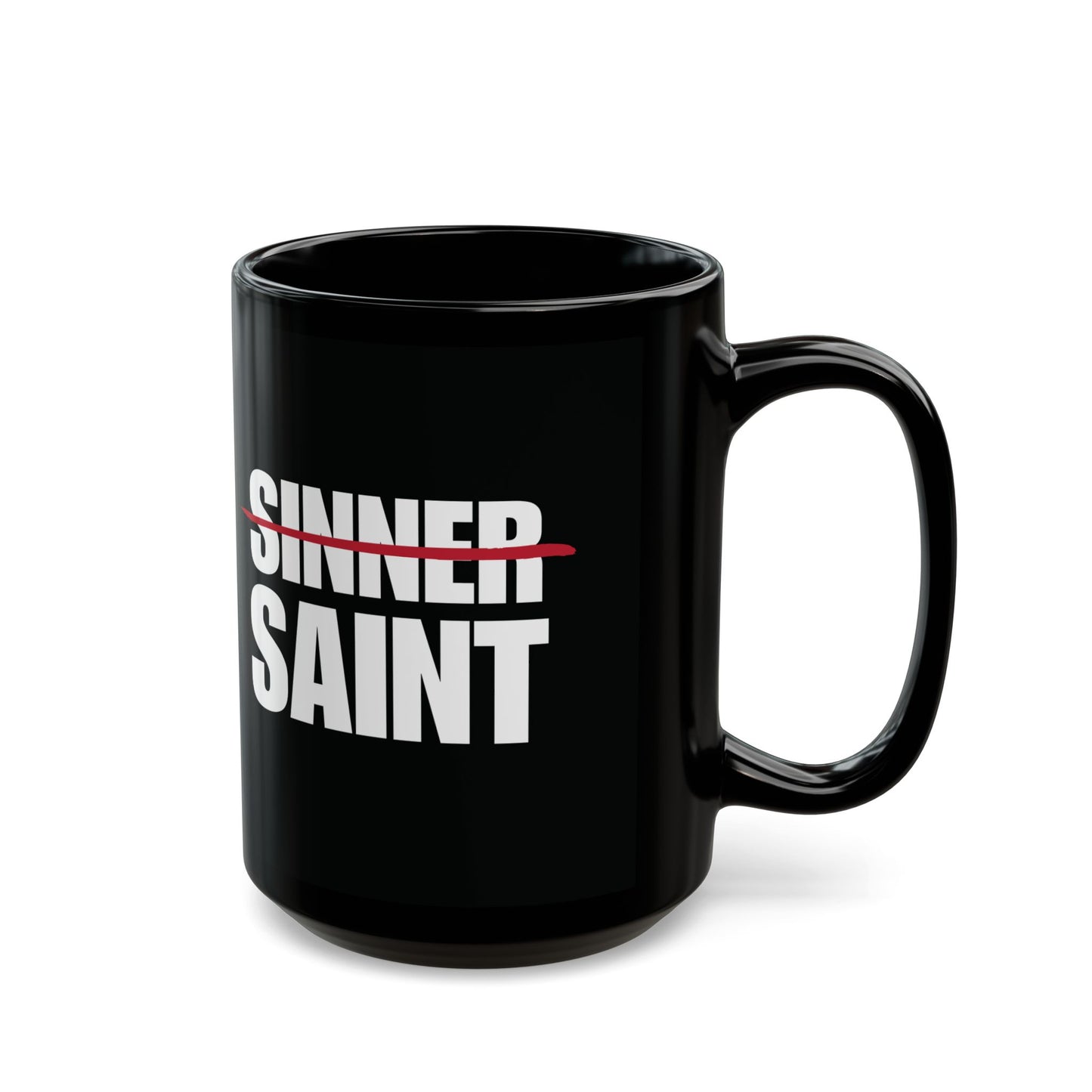 Sinner To Saint Black Mug (2 Sizes)