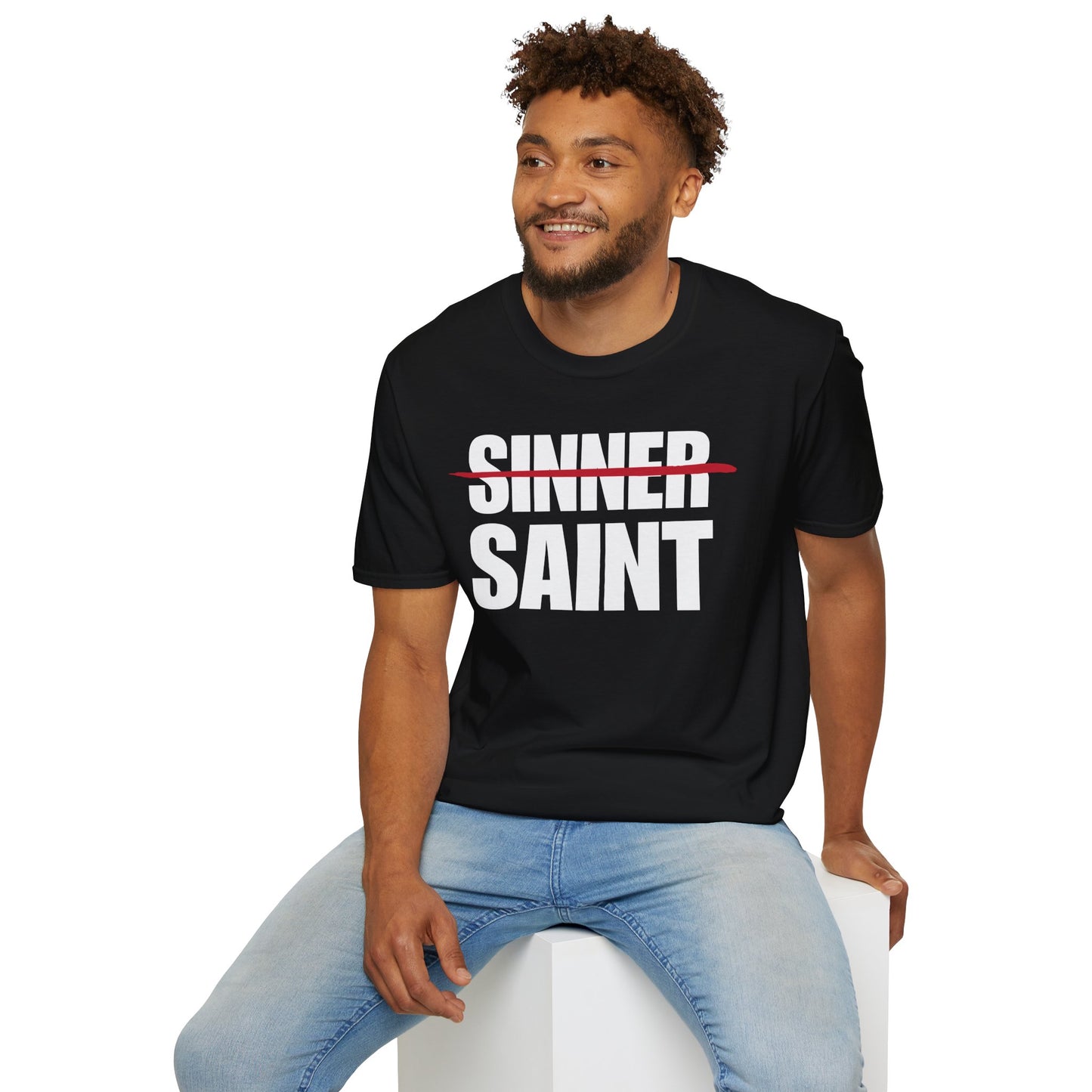 Sinner To Saint White Logo Classic T-Shirt (3 Colors)