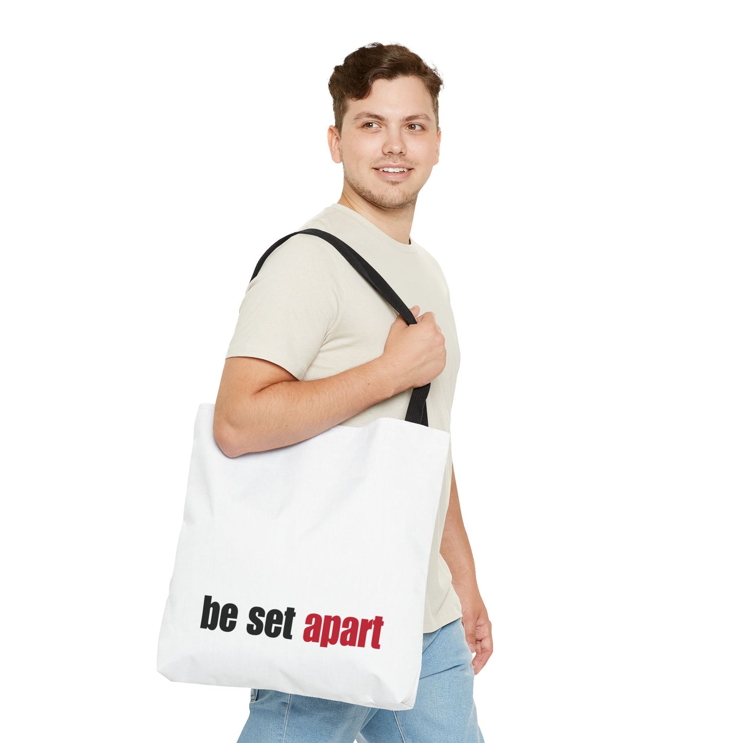 Be Set Apart White Tote (3 Sizes)