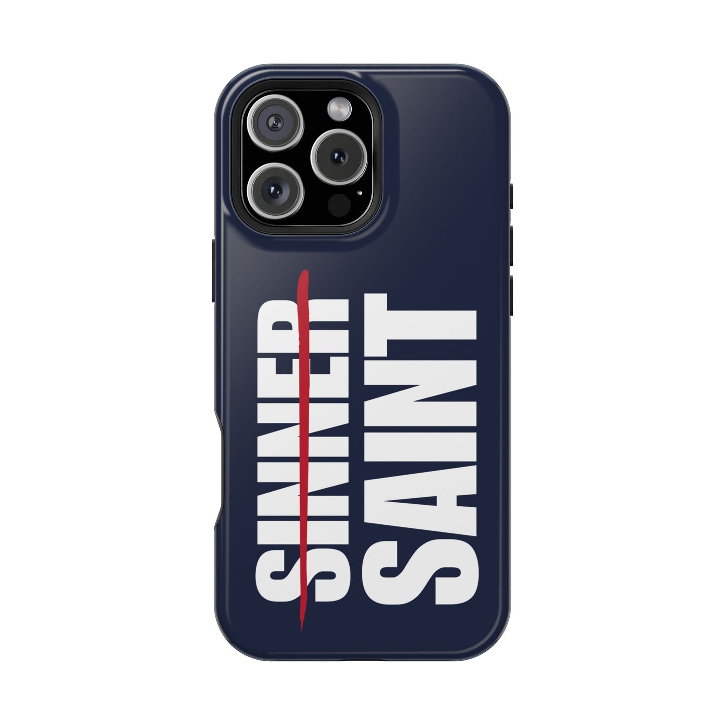 Sinner To Saint White Logo Navy Phone Case