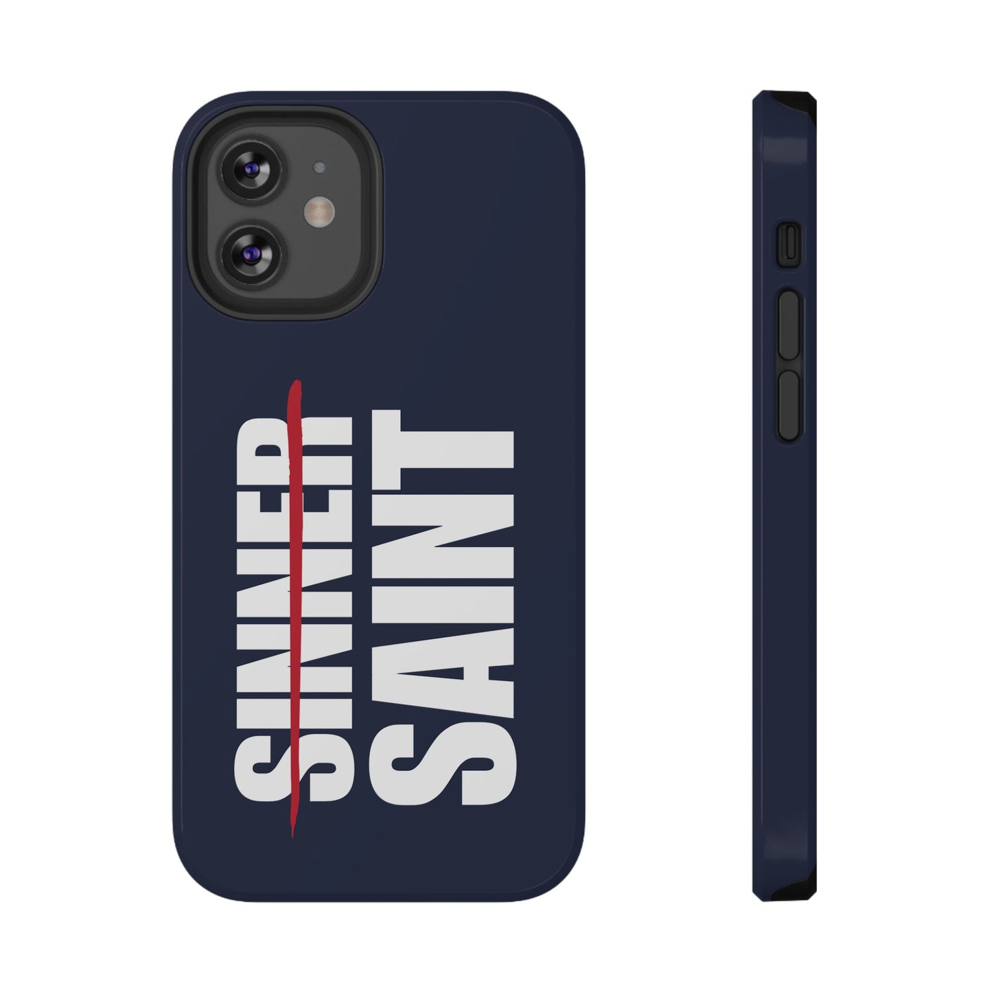 Sinner To Saint White Logo Navy Phone Case