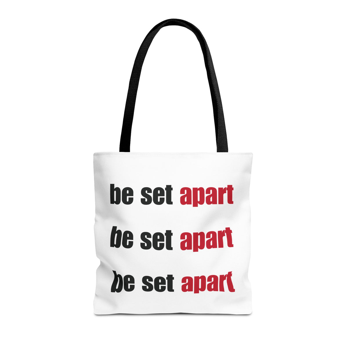 Be Set Apart Repeat White Tote (3 Sizes)