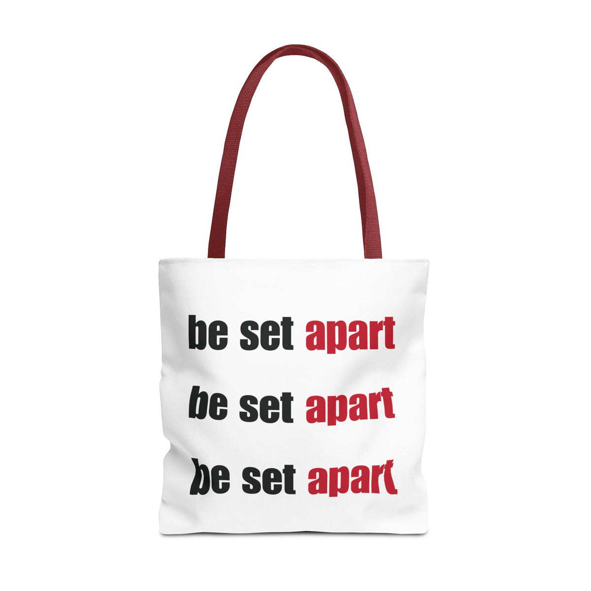 Be Set Apart Repeat White Tote (3 Sizes)