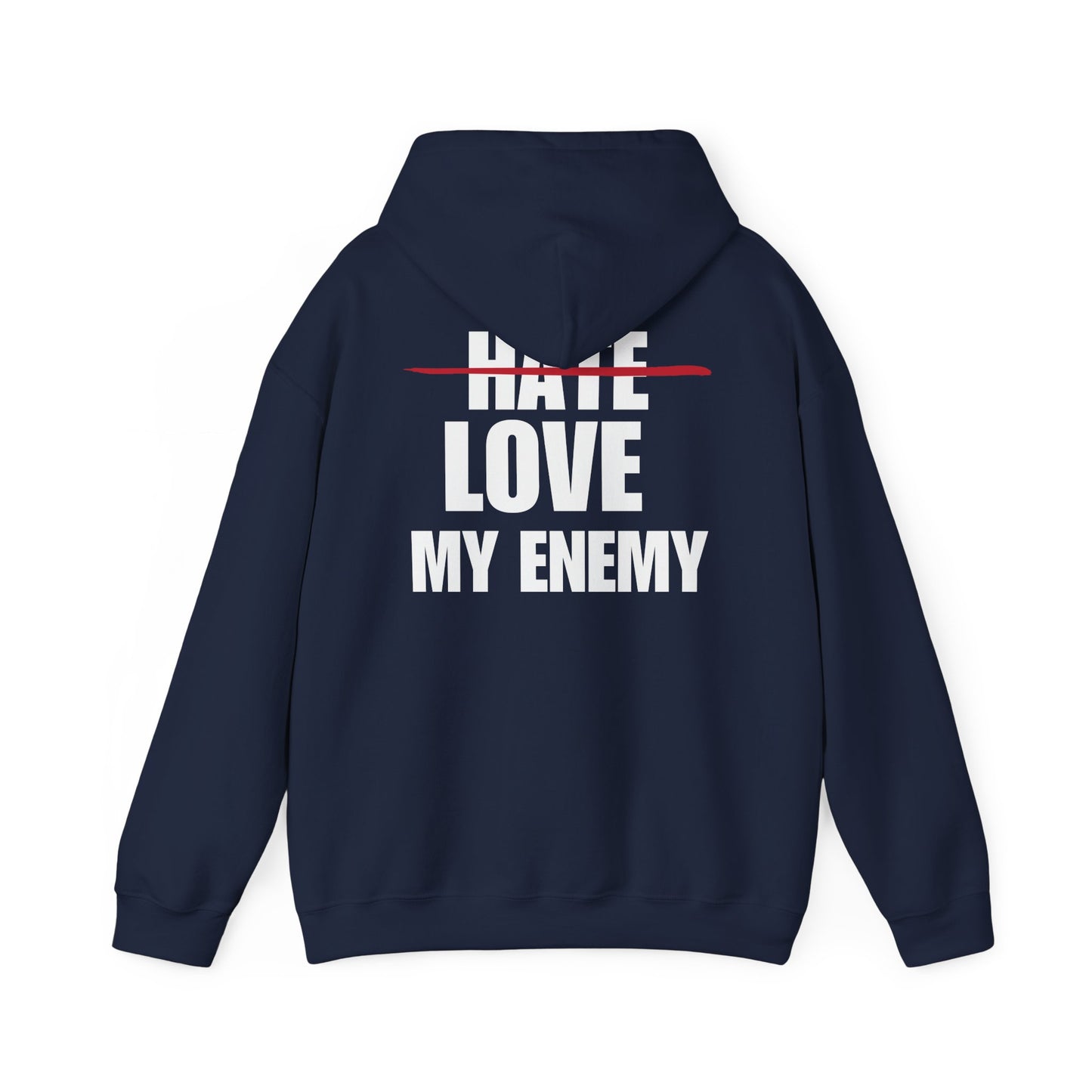 Love My Enemy White Logo Hoodie (5 Colors)