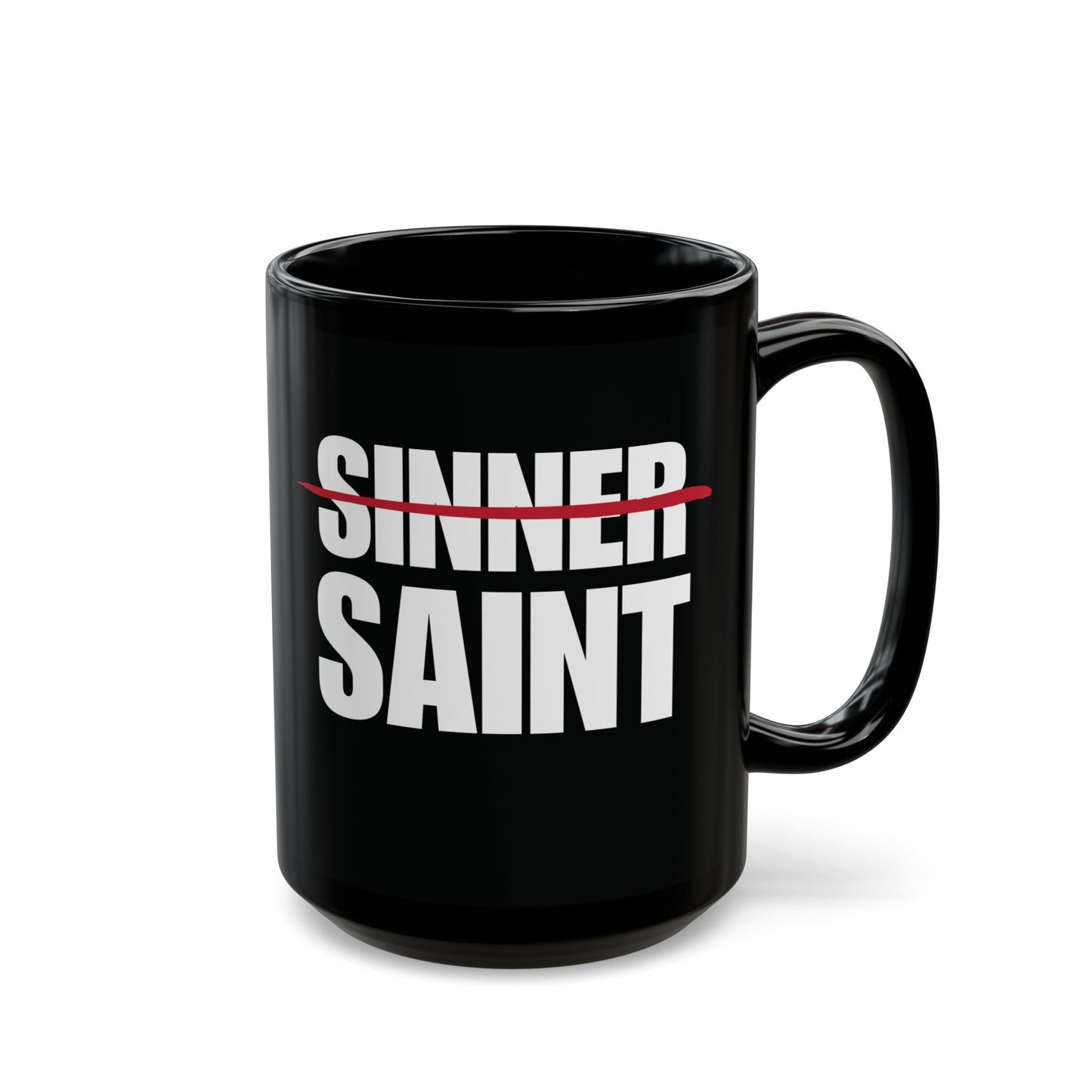 Sinner To Saint Black Mug (2 Sizes)