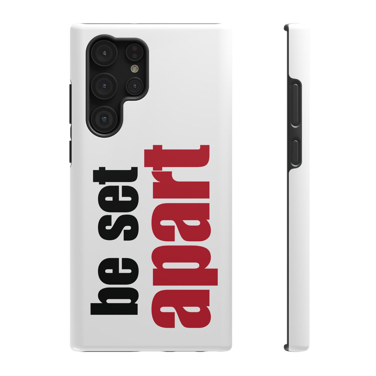Be Set Apart White Phone Case
