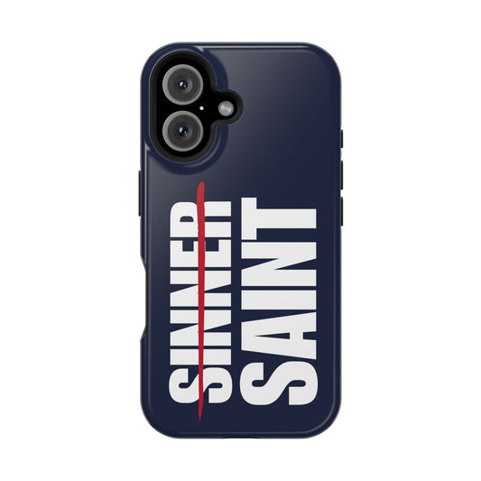 Sinner To Saint White Logo Navy Phone Case