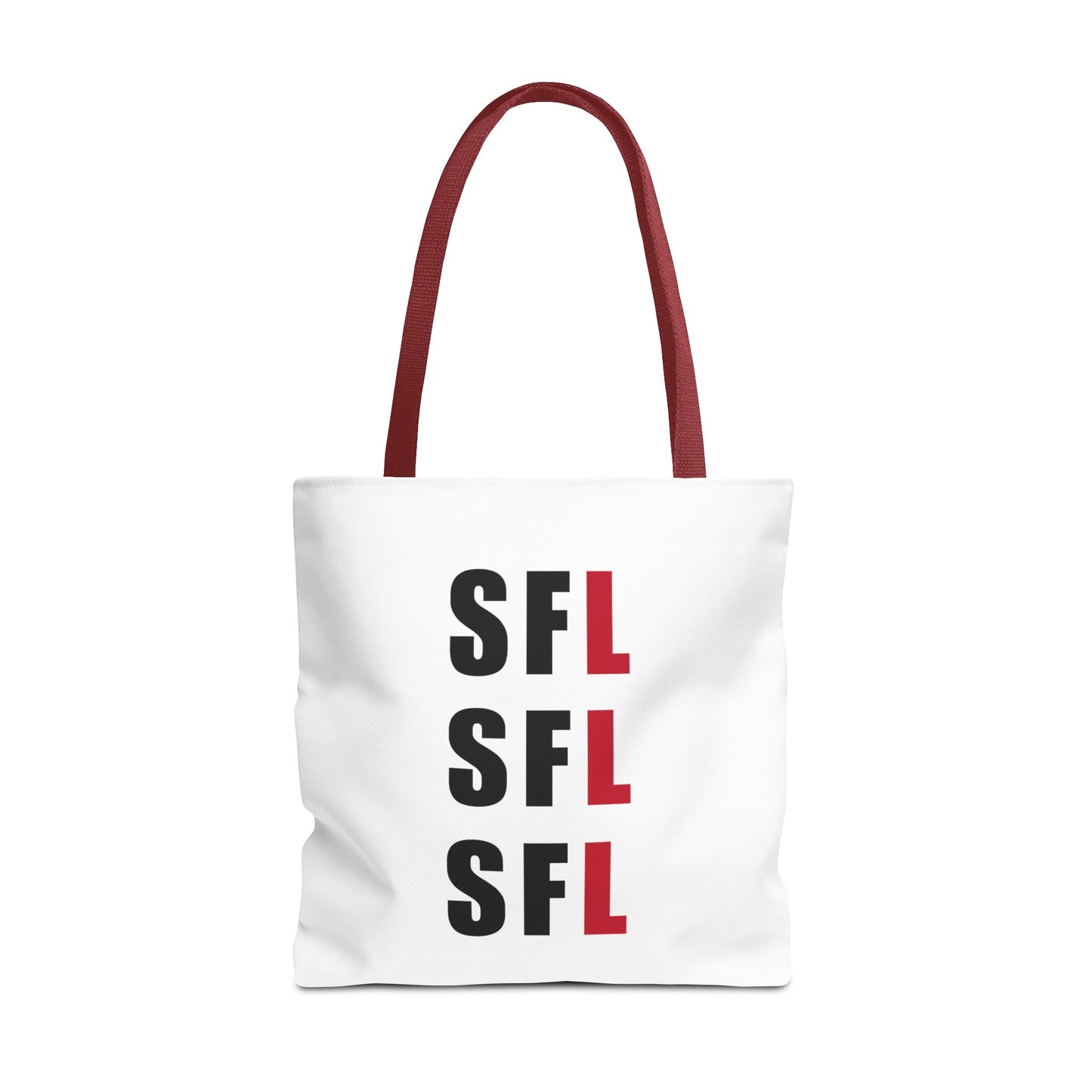 SFL Repeat White Tote (3 Sizes)