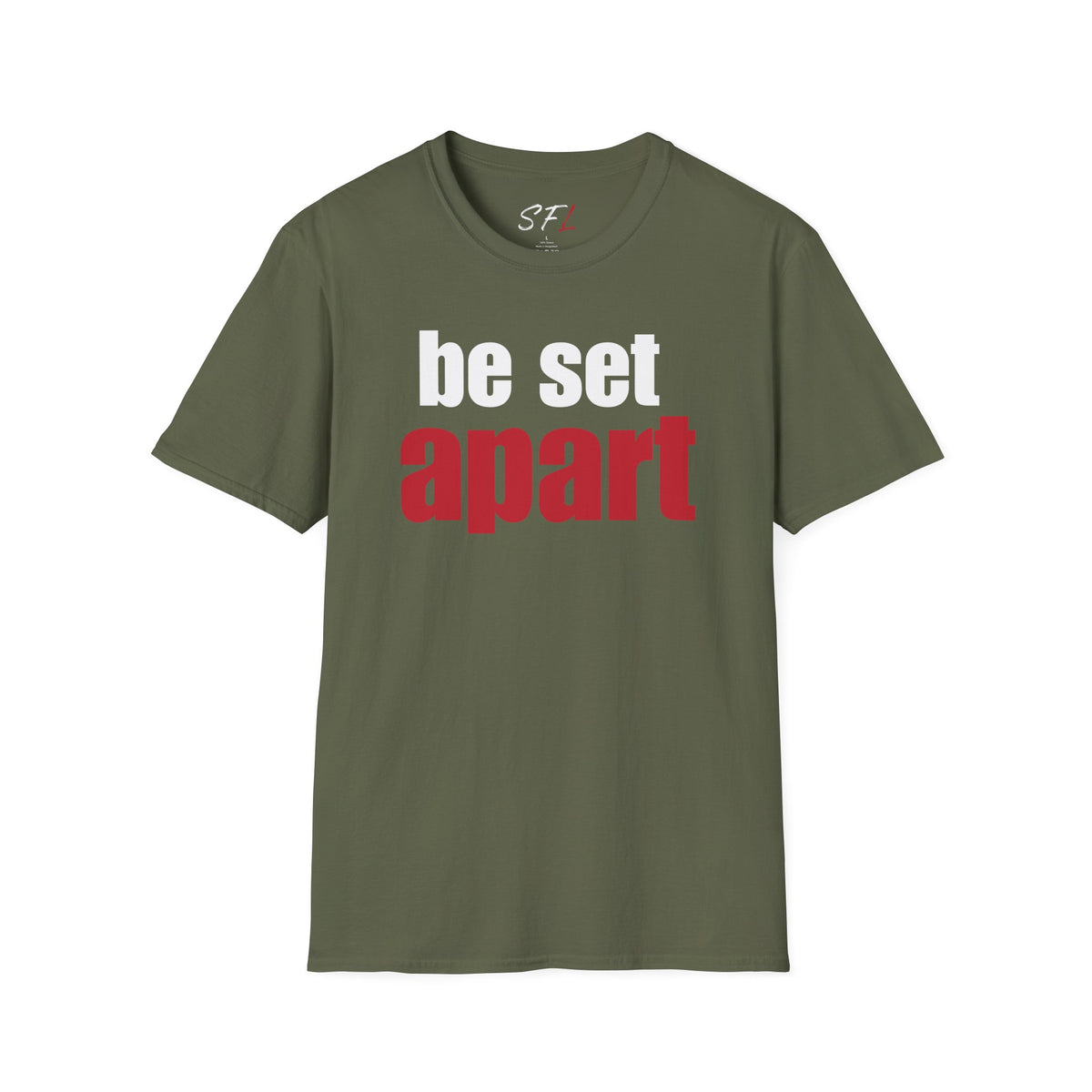 Be Set Apart White Logo Classic T-Shirt (3 Colors)